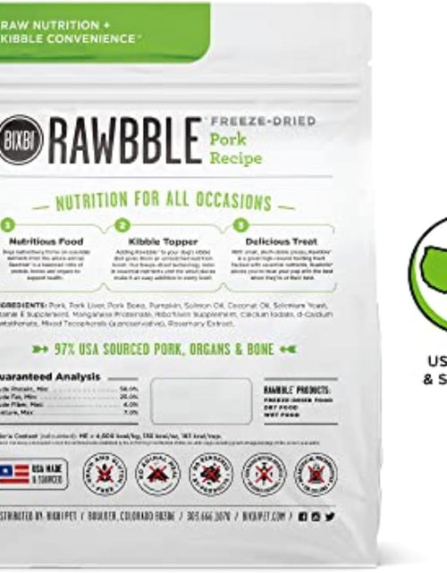 Load image into Gallery viewer, Rawbble Freeze Dried Dog Food | 7 Flavor Options | 3 Size Options
