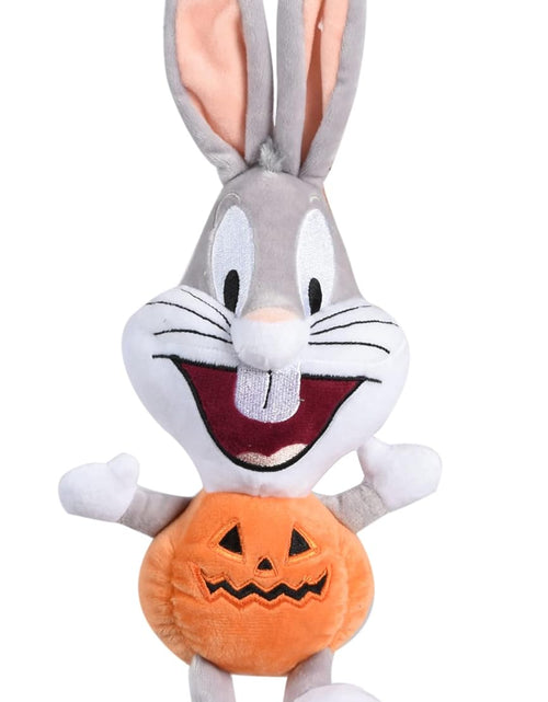 Load image into Gallery viewer, for Pets Bugs Bunny Halloween Big Head Pumpkin Plush Dog Toy | Stuffed Animal Toy for Dogs, Medium Dog Toy Bugs Bunny Squeaky Dog Toy Dog Chew Toy, 9 Inch, (FF16973)
