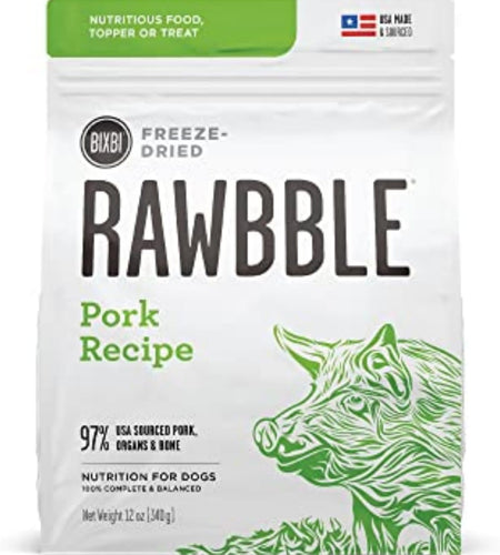 Rawbble Freeze Dried Dog Food | 7 Flavor Options | 3 Size Options