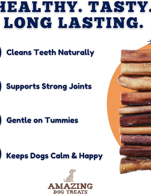 Load image into Gallery viewer, Bully Sticks 6 &amp; 7 Inch Regular Size - Premium Bully Stick Dog Chews - Long Lasting Bully Sticks for Dogs - Best Bully Stick Dog Bone - No Hide Dog Chews
