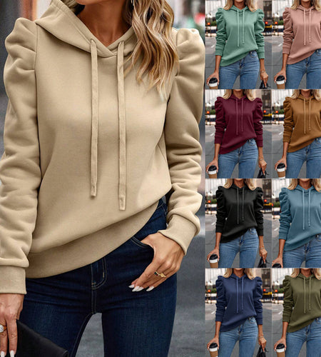 Solid Color Long-Sleeved Casual Women'S Top Sweater
