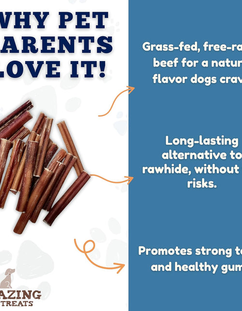 Load image into Gallery viewer, Bully Sticks 6 &amp; 7 Inch Regular Size - Premium Bully Stick Dog Chews - Long Lasting Bully Sticks for Dogs - Best Bully Stick Dog Bone - No Hide Dog Chews
