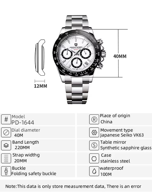 Load image into Gallery viewer, 2026 New Men'S Watches Quartz Business Watch Mens Watches Top Brand Luxury Watch Men Chronograph VK63 Reloj Hombre

